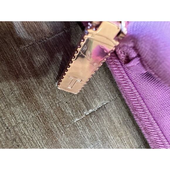 NWOT Ted Baker Pink Ruffle Off The Shoulder Top Women’s Blouse Size 5 US 10 /12 - Picture 6 of 12